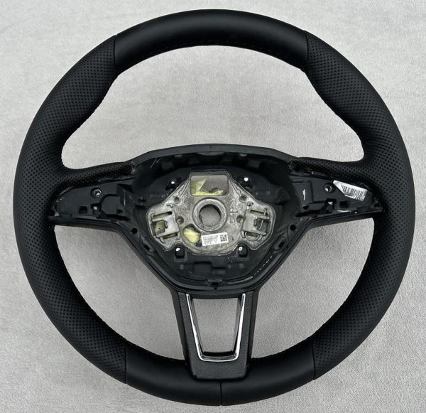 Lenkrad neu beziehen für Skoda Superb 3 3V Octavia 3 5E Rapid Kodiaq Karoq Leder