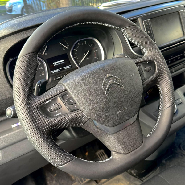 Lenkrad Neu Beziehen für Peugeot Traveller Peugeot expert 3 Farben wählbar Leder