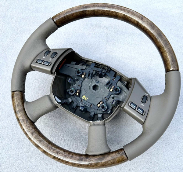 Lenkrad neu beziehen für Jaguar X-Type mit Leder -Farbe wählbar