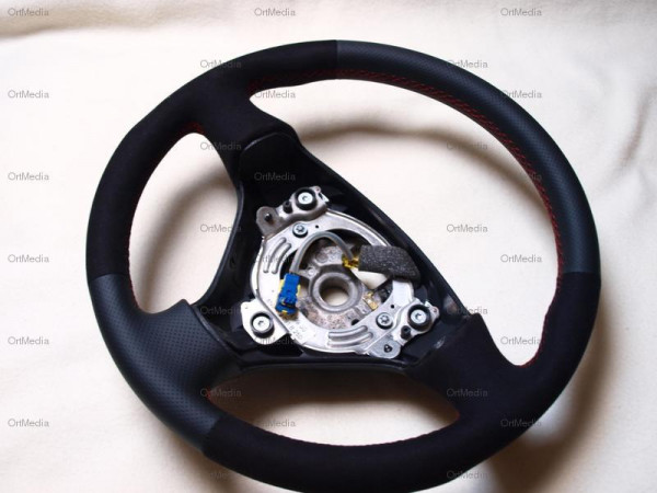 Lenkrad für Audi A2 A3 A4 A6 A8 Lederlenkrad Neu Beziehen mit Alcantara u. Leder