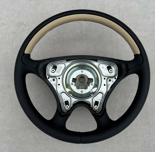 Lenkrad Neu Beziehen für Mercedes-Benz SLK R170 mit Leder Farben wählbar