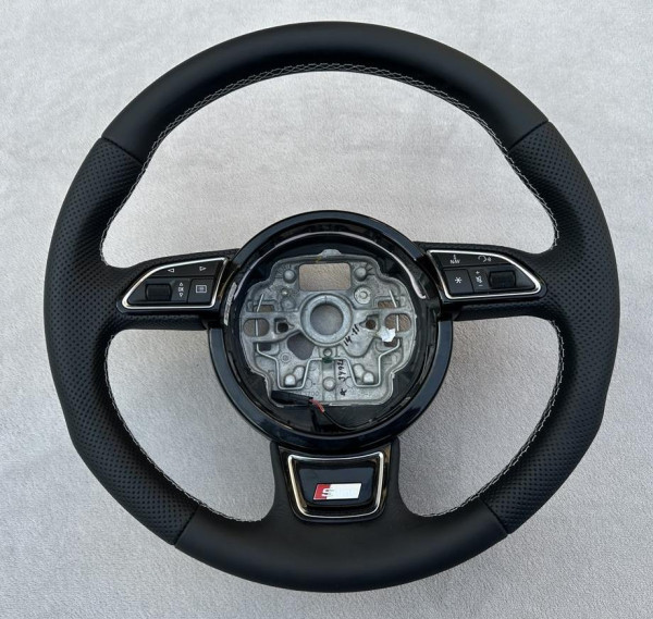 Lenkrad beziehen für Audi A6 4G- A7 C7- A1 8X- A8 D4 Leder