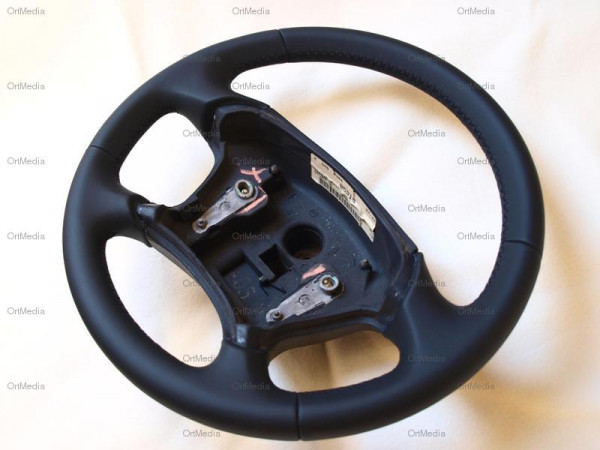 Lenkrad neu beziehen für Peugeot 406 Lederlenkrad Nappaleder